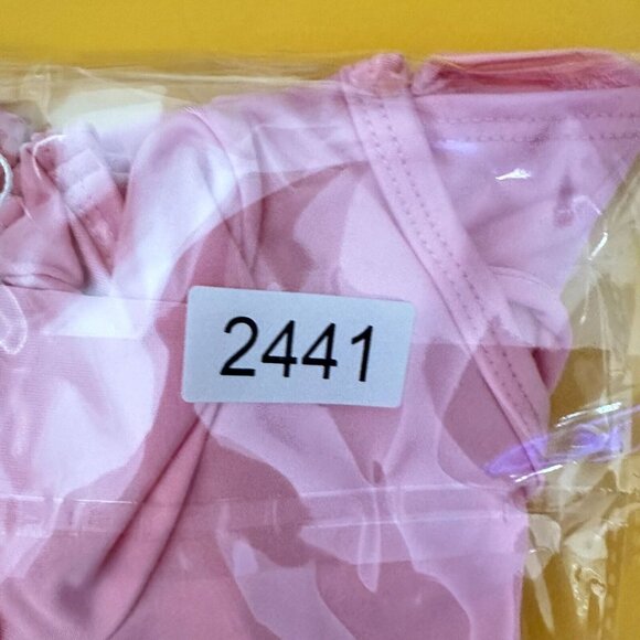 Dot Dot Smile Solid Baby Pink Ballet Ballerina Dress Crisscross Back Girls 2T - Picture 7 of 8